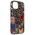 thumbnail image 3 of Funda para teléfono JessiCase iPhone 13 con estampado estético de guepardo, 3 of 3
