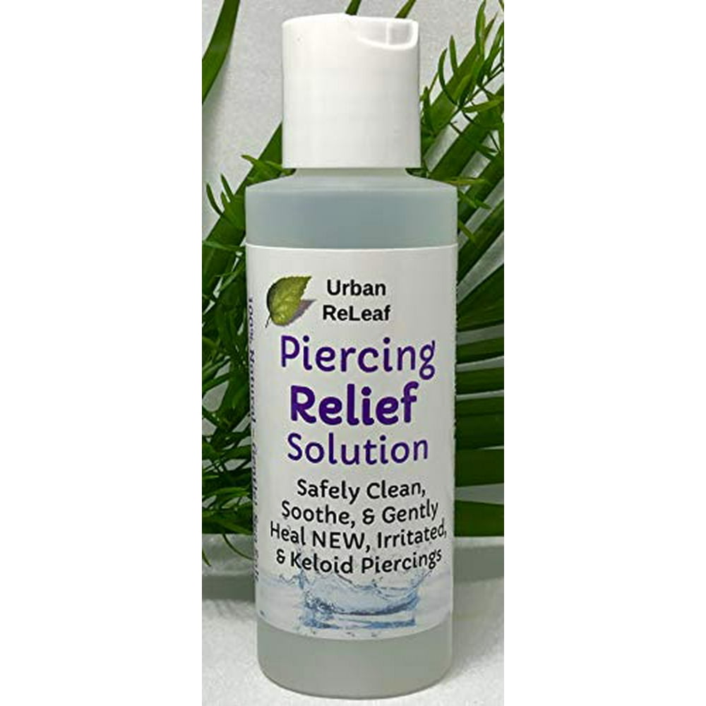 Urban ReLeaf Piercing Relief Solution ! Safely Clean, Soothe & Gently