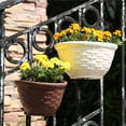 thumbnail image 5 of kjfeif Wall Mounted Flowerpot, Plastic Semi-Circular Fence Hanging Flowerpot, Wall Hanging Flowerpot, Automatic Water Absorbing Flowerpot, Hydroponic Hanging Flowerpot, 5 of 5