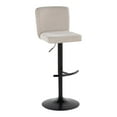 thumbnail image 4 of LumiSource Henry Adjustable Barstool - Set of 2, 4 of 6