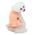 thumbnail image 3 of SPRING PARK Small Dog Knitwear Female Girl Sling Design Strawberry Pattern Winter Warm Dog Princess Dress Clothes, 3 of 7