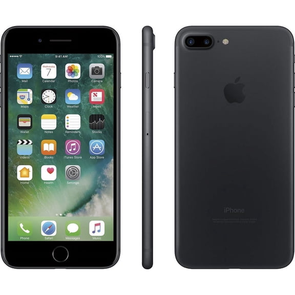 Restored Apple iPhone 7 Plus - Unlocked - 32GB Black (Refurbished)