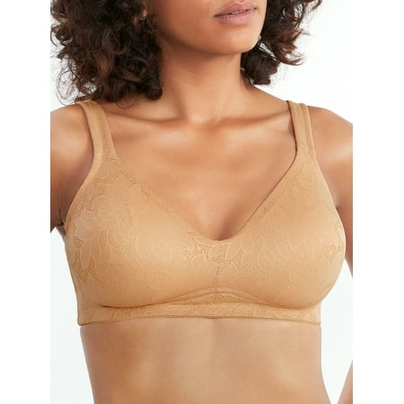 

Dominique Womens Jolie Jacquard Wire-Free Minimizer Bra Style-6018