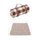 thumbnail image 4 of Fiudx Esterilla de Picnic Lavable, con Correa de Mano de Cuero Grueso, Resistente a La Humedad, Tela de Algodón Suave y Transpirable, Ideal para Picnics En La Playa y Camping, Ideal para Viajeros Al, 4 of 6
