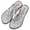Silver, variant on Women's Rhinestone Flower Flip Flops, Non-Slip Summer Sandals