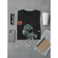 thumbnail image 3 of Astronaut In Space With Planets T-Shirt Men -Smartprints Designs, Male x-Large, 3 of 4