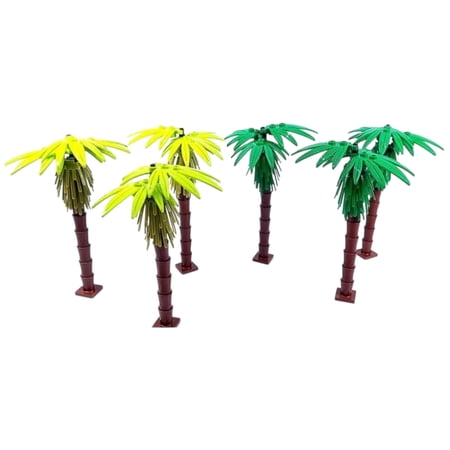 General Jim s Toys & Bricks Coconut Palm Trees Building Blocks Diorama 6-pack 75 pieces