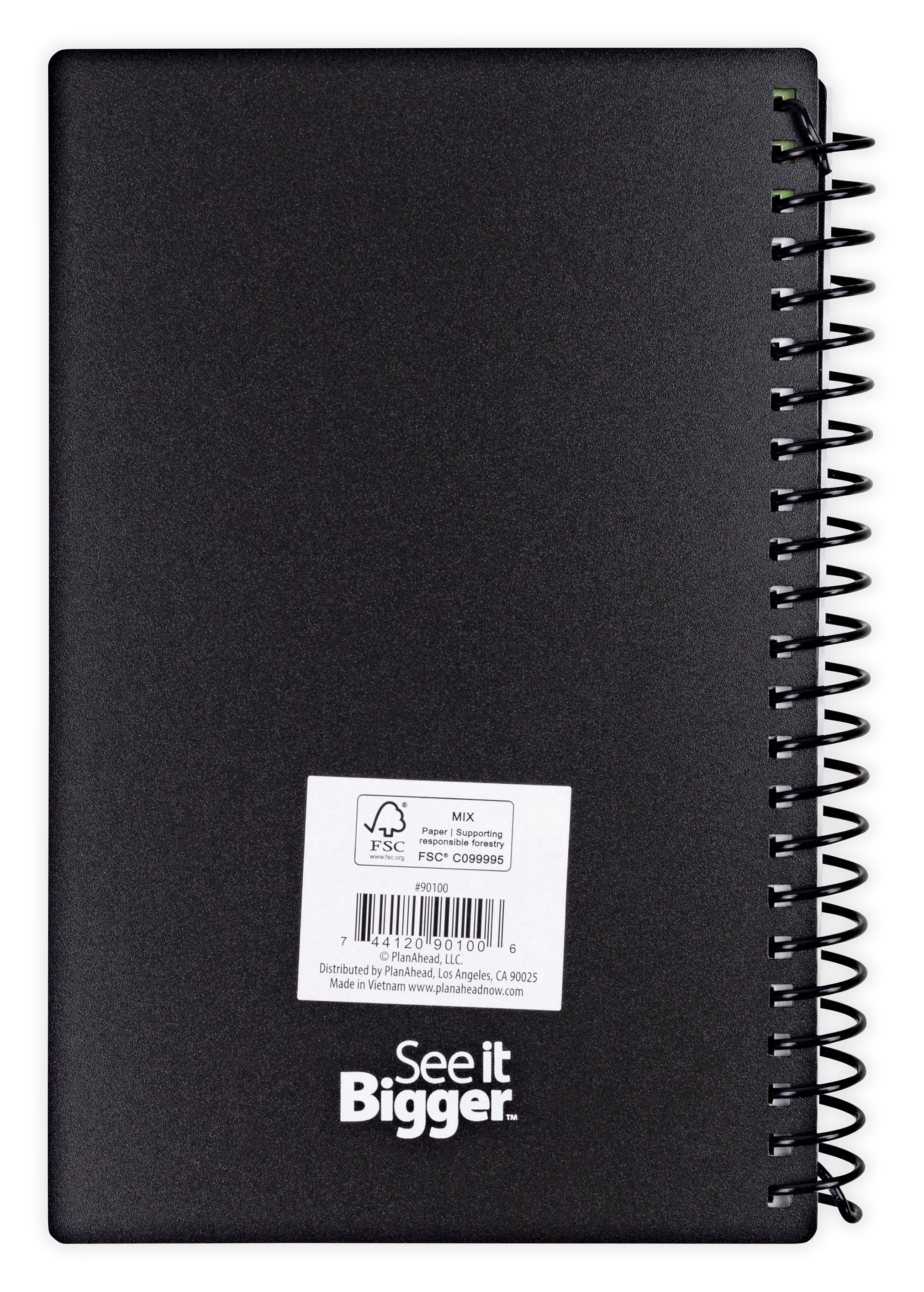 See&nbsp;it&nbsp;Bigger&nbsp;Monthly&nbsp;Weekly&nbsp;Planner Medium&nbsp;(5.25 x 8) Black 15-month&nbsp;Oct 2025-Dec&nbsp;2026