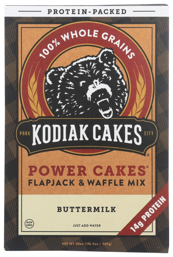 Can you use kodiak cake mix in place of flour Kodiak Cakes Power Cakes Buttermilk Pancake And Waffle Mix 20 Oz Walmart Com Walmart Com