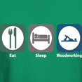 thumbnail image 3 of CafePress - Eat Sleep Woodworking Dark T Shirt - Men's Classic Graphic Cotton T-Shirt, 3 of 4