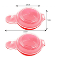 thumbnail image 5 of Pack Microwave Egg Cooker 1 Minute Hamburg Omelette Maker Kitchen Tool (Red & Clear), 5 of 5