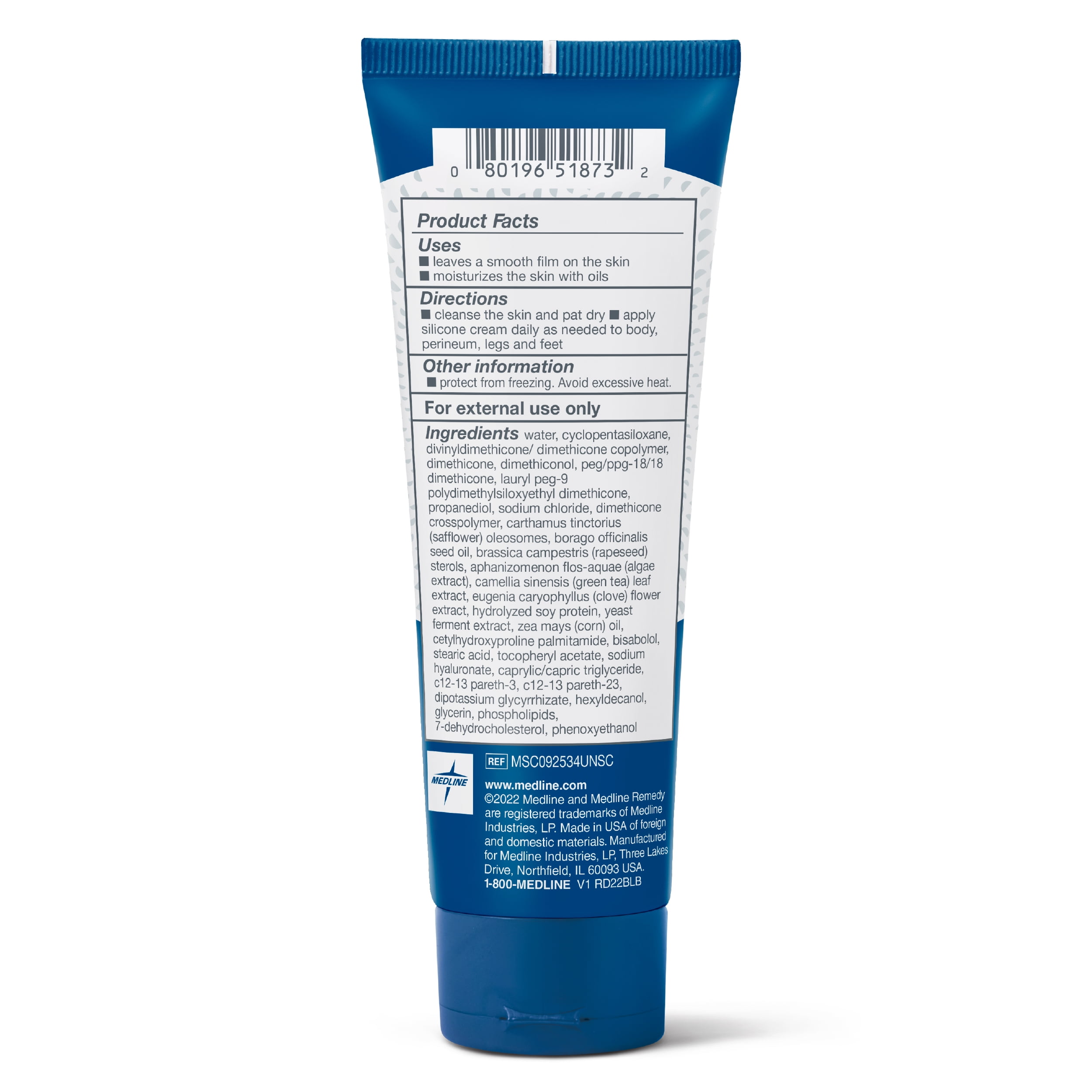 Medline Remedy Protect Zinc Oxide Paste Protectant, Vanilla