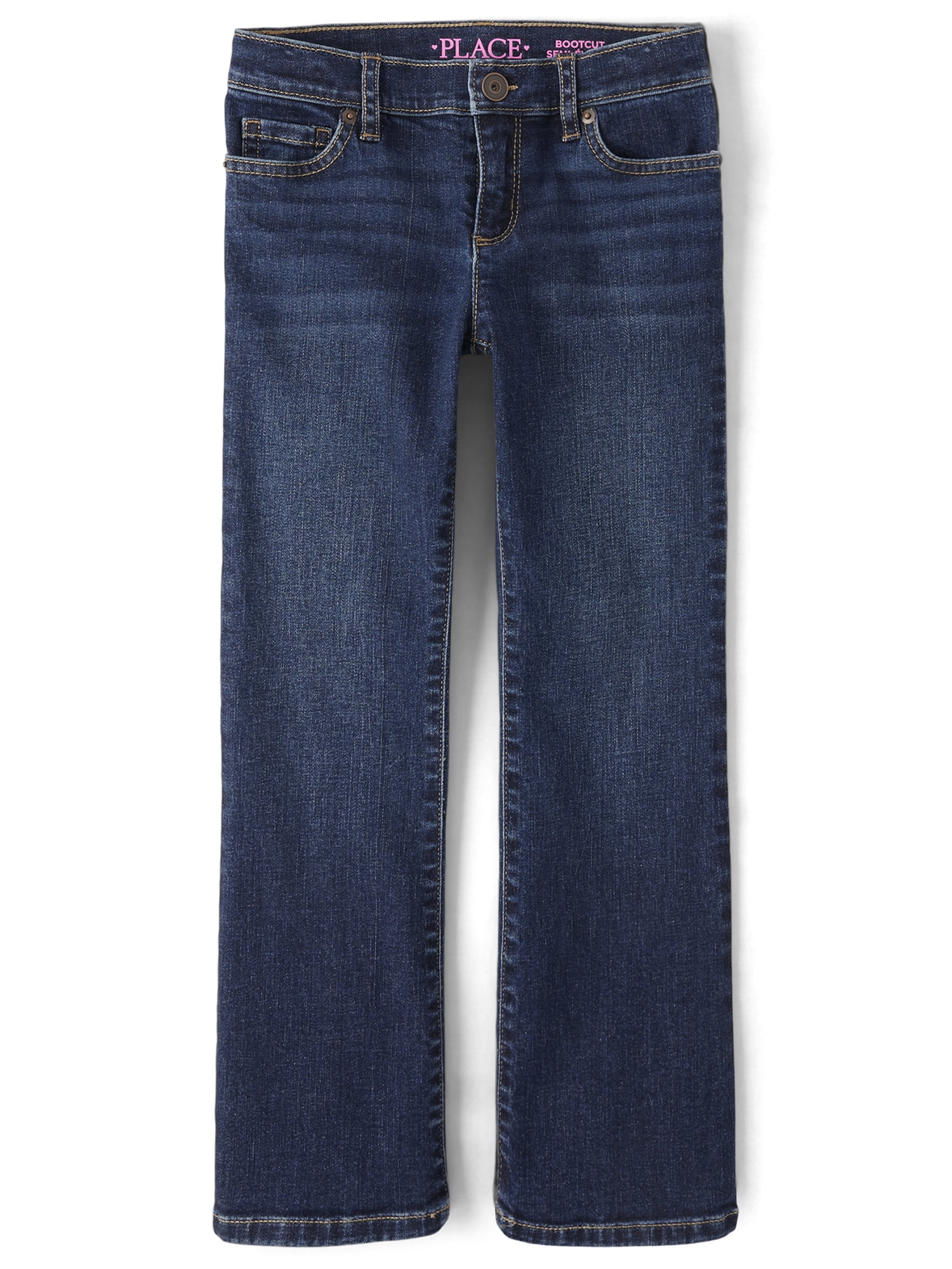 The Children's Place Girls Stretch Bootcut Jean, 2-Pack, Sizes 4-18