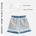 thumbnail image 4 of Boys Swim Trunks Beach Board Shorts Quick Dry Toddler Swimsuit Bathing Suits with Mesh Lining, 4 of 6