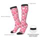 thumbnail image 4 of Fotbe Pink Christmas Cheer Calcetas Divertidas Estampadas para Hombre y Mujer, Calcetas de Algodón hasta la Rodilla para Caminar, Correr, Enfermería y Embarazo, 4 of 6