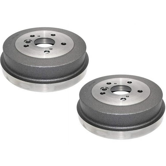 Rear Brake Drum Set - Compatible with 2002 - 2006 Toyota Camry 2003 2004 2005