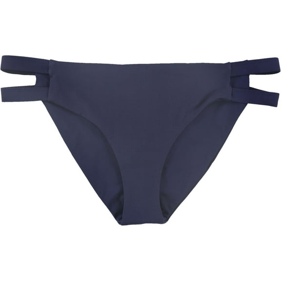 Tavik Womens Chloe Side Strap Bikini Swim Bottom, Blue, Medium