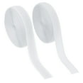 thumbnail image 1 of Cinta de gancho y bucle para coser Uxcell, 2 piezas de tiras de sujetador de nylon no adhesivas de 5 yardas en blanco, 1 of 7