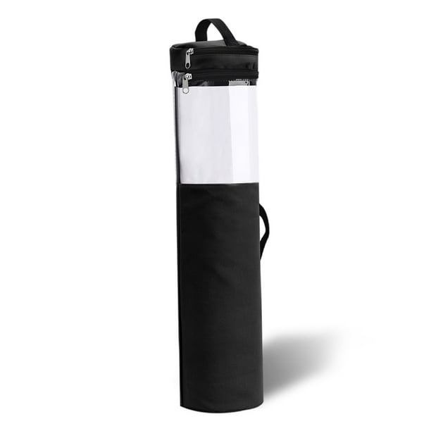 Organizador de bolsa de papel de envoltura de Navidad PVC con cremallera Rodado Cintas Titular de la Piedra Partido Artesanía Organización de la puerta Muro de la puerta Negro Jumpingount HA010019-04B