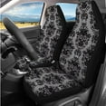 thumbnail image 2 of KUIFORTI Cool Skulls Car Seat Covers Full Set 14 Pieces with Headrest Covers for Car Steering Wheel Cover Auto Center Console Pad Cars Seat Belt Cover for Cars Sedans SUVs, 2 of 7