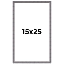 15x25 Frame Blue Kingsley Pewter Solid Wood Picture Frame Width 0.75 Inches |Interior Depth 0.5