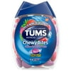 TUMS Chewy Bites Chewable Antacid Tablets for Heartburn Relief, Assorted Berries 54 ct
