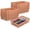 Brown, variant on XIMEI Set of 12 Small Plastic Baskets for Organizing, 10.24" x 6.5" x 2.36", Rectangular Trays for Office/Pharmacy/Dorm/Kitchens/Closets/Shelves, Brown