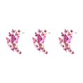 thumbnail image 1 of Justharion 12pcs / Set Multicolore Double Couche 3D Papillons Autocollants Muraux Décoration Murale PVC Papillons Réfrigérateur Autocollants Rose Rouge 3Set, 1 of 6