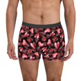 thumbnail image 1 of Lukts Ladybugs and Red Hearts Pattern Men's Underwear Covered Waistband Boxer Briefs-Small, 1 of 5