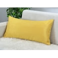 thumbnail image 2 of Aiking Home 12x24 inches Luxury Faux Suede Decorative Lumbar Pillow Cover - Yellow, 2 of 4
