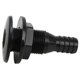 thumbnail image 4 of Boat Through Hull Connector 3/4in ABS Plastic Hose Coupling Drain Outlet AccessoryBlack, 4 of 4