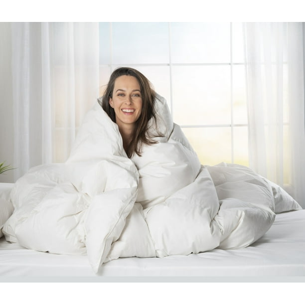 ComfyDown Comforter Hypoallergenic, Washable, Breathable, European