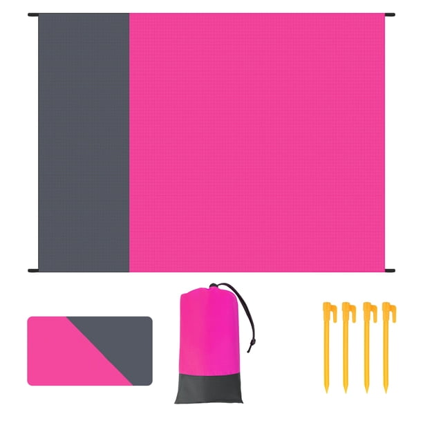 Al aire libre Camping Picnic Mat Bolsillo portátil plegable Estera de la playa del color a juego