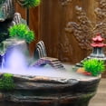 thumbnail image 4 of Indoor Water Fountain Ornament, Tabletop Mountain Waterfall Simulated Landscape Modeling  for Office, 4 of 8