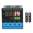 thumbnail image 2 of Controlador De Temperatura De 0-400 Grados Celsius, Controlador De Temperatura De Salida SSR De Relé Controlador De Temperatura Digital, Para Refrigeración Doméstica, 2 of 8
