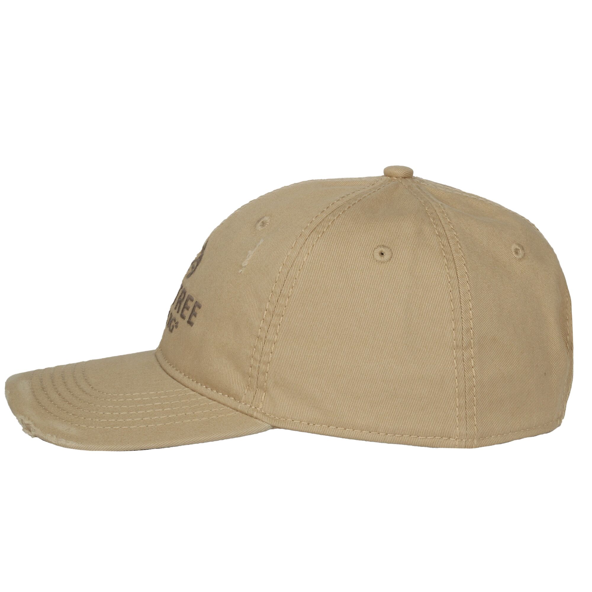 Realtree® Structured 6-Panel Chino Cotton Twill Fishing Hat with Heavy Fray