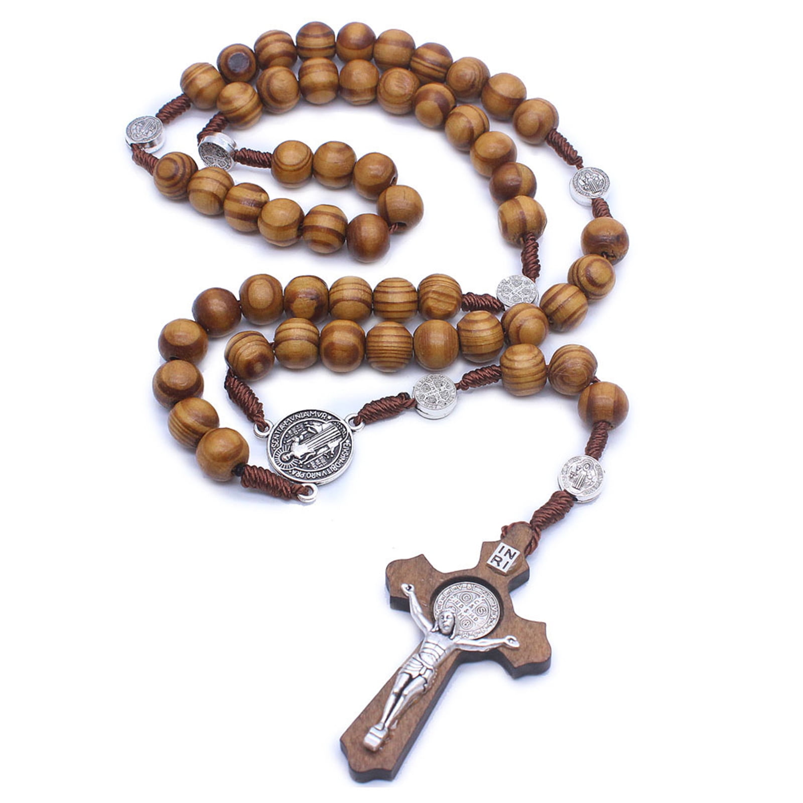 Wholesale PH PandaHall 359pcs Cross Charms Rosary Jewelry Making Wood Beads  Rosaries Tibetan Pendant and Spacer Beads for Easter Eid Mubarak Ramadan  Necklace Bracelet Earrings Rosary Making Bead Supplies 