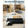 thumbnail image 4 of Sink-in Cloud Comfort 108" Modular Sectional Sofa with Chaise - Boneless Design, No Assembly Required, Upholstered l-Shaped Couch for Living Room & Bedroom, 4 of 7