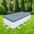 thumbnail image 2 of Open Box Funsicle 18’ Durable Pool Cover for Oasis and Activity Pools, Gray, 2 of 5