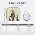 thumbnail image 3 of Fotbe Vintage Cowboy Riding Horse 2-Piece Car Windshield Sun Shade | Sun Blocker for Car Windshield | Foldable Automotive Interior Accessories for Sun Protection-Small, 3 of 7