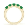 thumbnail image 2 of ANGARA Natural Shared Prong Set Half Eternity 1.65 ct Emerald Wedding Band in 14K Yellow Gold for Women (Size-4.5mm) | May Birthstone, Anniversary, Jewelry Gift for Women | Natural Emerald Ring, 2 of 10