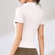 thumbnail image 2 of Chaqueta deportiva ajustada de manga corta con cuello alto y chaqueta de yoga de alta elasticidad para mujer - Material suave y duradero, diseño sólido y moderno, 2 of 5