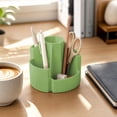 thumbnail image 5 of Rotating Pen Holder, 360 Degree Desk Organizer with Multi Compartments for Office Supplies, Stationery, and Makeup Brushes, 5 of 9