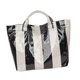 thumbnail image 5 of Bolso de playa de PVC, bolso tipo hobo, bolso de mano para ir de compras, picnic, trabajo o camping, bolso tote para mujer Negro, 5 of 9