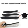 thumbnail image 2 of nsole+Heel Sticker Set銆慔eight Increase Insole 1 Pair Hard Breathable Memory Foam Heel Lifting Inserts Shoe Pads Elevator 2cm insole set, 2 of 6