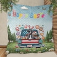 thumbnail image 3 of Happy Easter Great Dane American Flag Truck Bunny Ears Quilt Blanket Danes Dog Lover Gifts Cozy Comforter Throw Blanket - 03001, 3 of 5