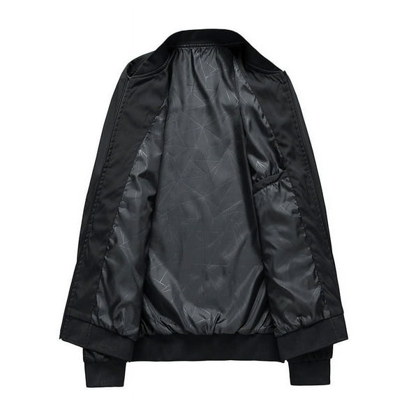 jjayotai Mens Tops Clearance Men's Business Casual Lightweight Full Zip Slim Fit Long Sleeve Stand Collar Jackets Outwear With Pockets