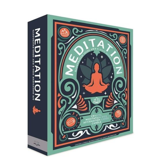 Meditation: Illustrated Guide and 4-Piece Meditation Kit, (Paperback)