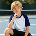 thumbnail image 5 of TGPMGRZ Swim Shirts for Boys Short Sleeve Quick Drying Swimwear Tops Youth SPF Surfing Navy 6-7 Years, 5 of 6