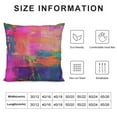 thumbnail image 6 of ARISTURING Art Abstract Pillow Cover Bright Fuchsia Magenta Pink Red Yellow Green and Blue Pillows Decorative Throw Pillows Farmhouse Decor for Home Cushion Case 2 pcs, 6 of 6